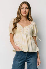 Betsy Peplum Top