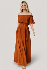 Victoria Off Shoulder Maxi Dress