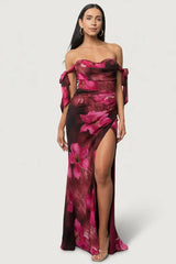 Allegra Off Shoulder Maxi Dress