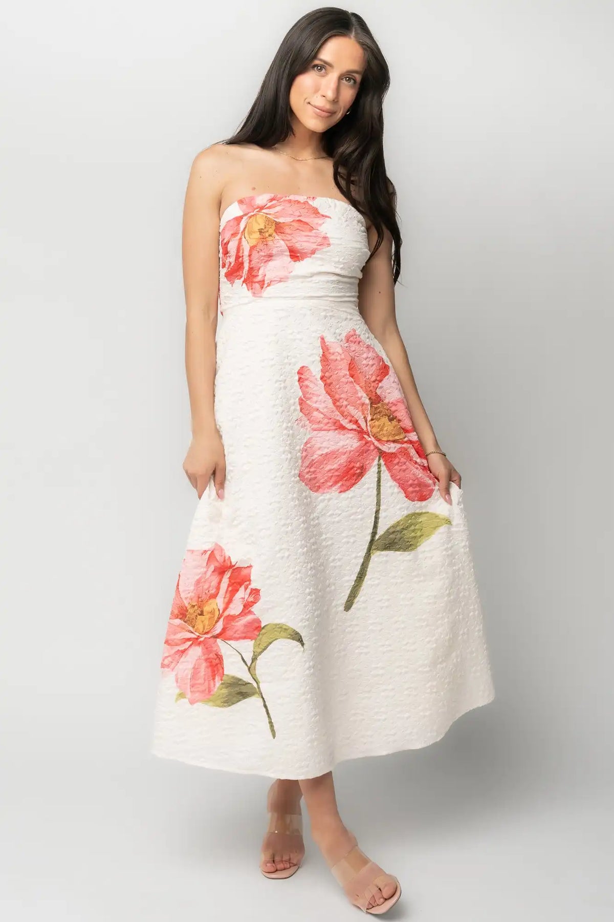 Genesis Strapless Midi Dress