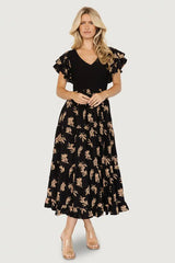 Estelle Smocked Midi Dress