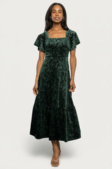 Eirene Velvet Dress
