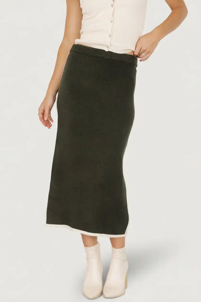 Ava Knit Midi Skirt