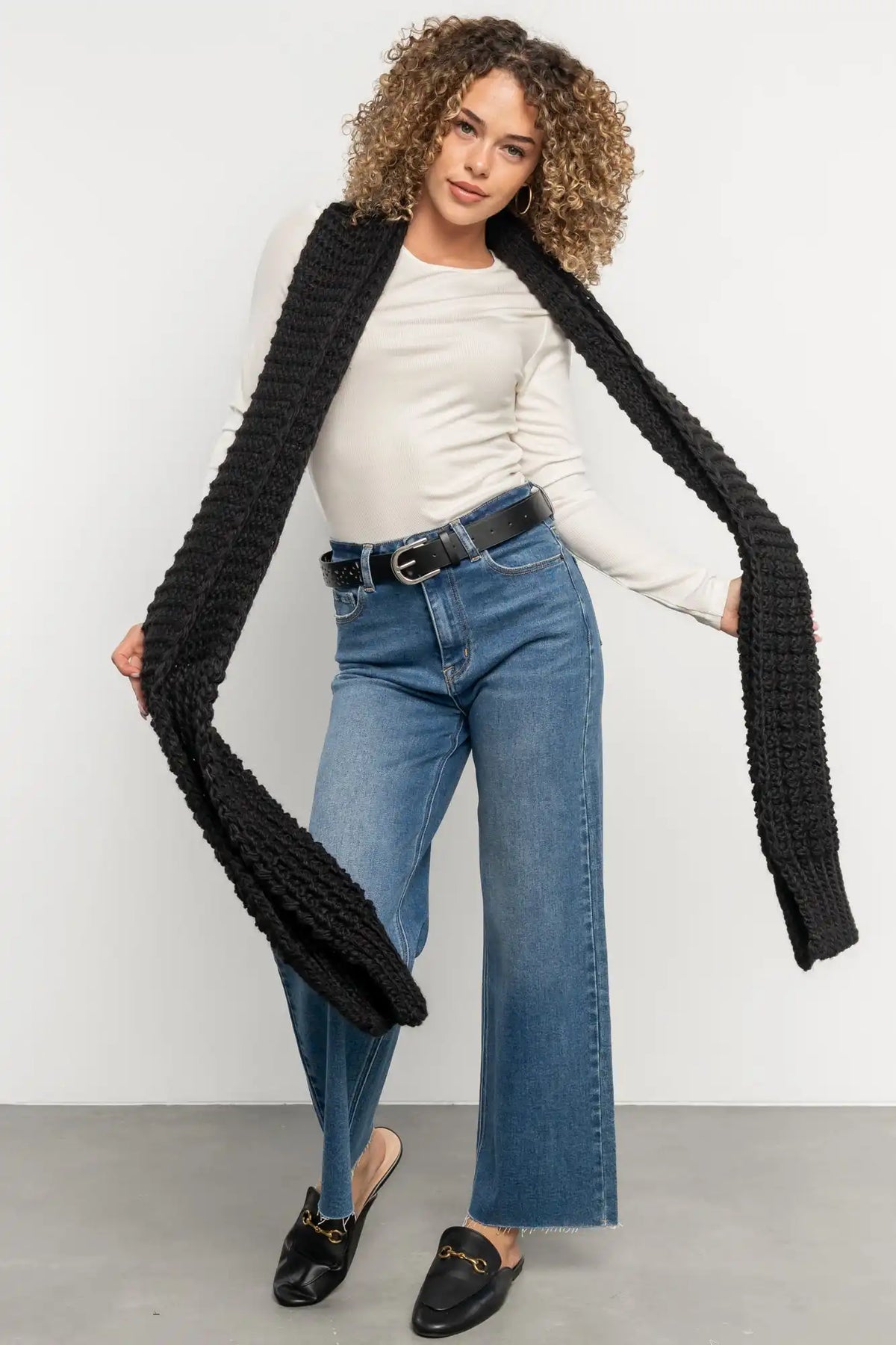 Sarah Chunky Knit Scarf